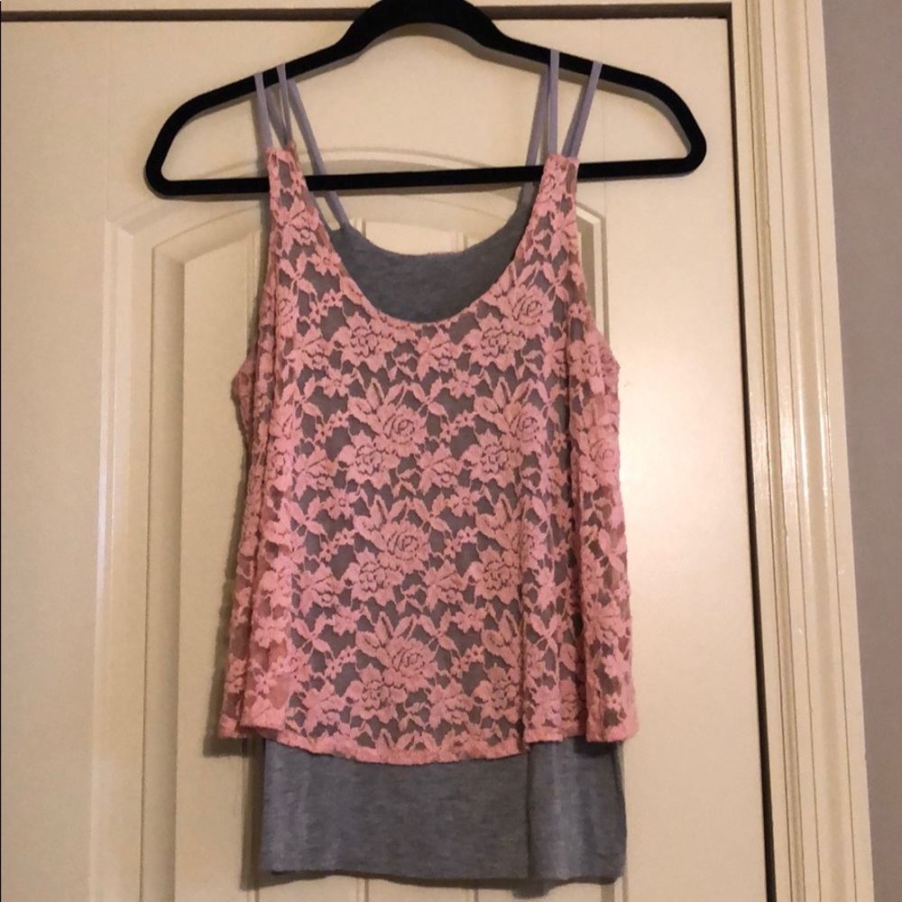 Lace tank top
